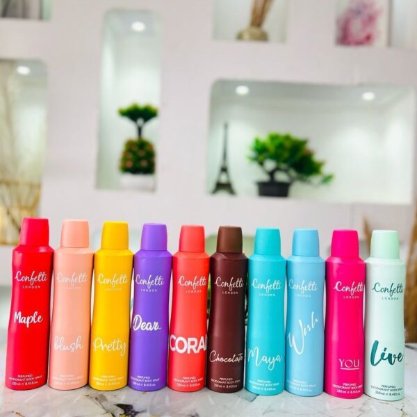 Confetti London Body sprays
